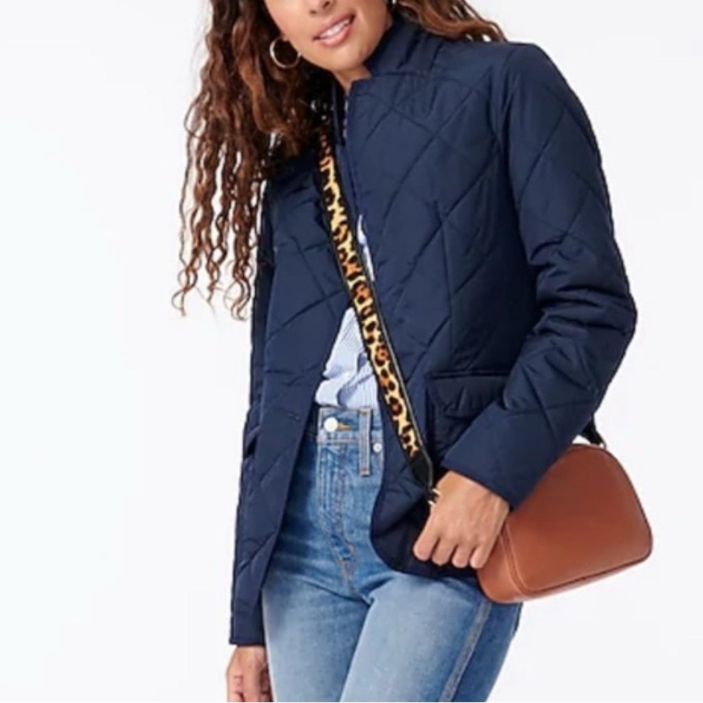J. Crew Signature Puffer Coat Water Repellent
Primaloft Insulated Jacket Navy M
